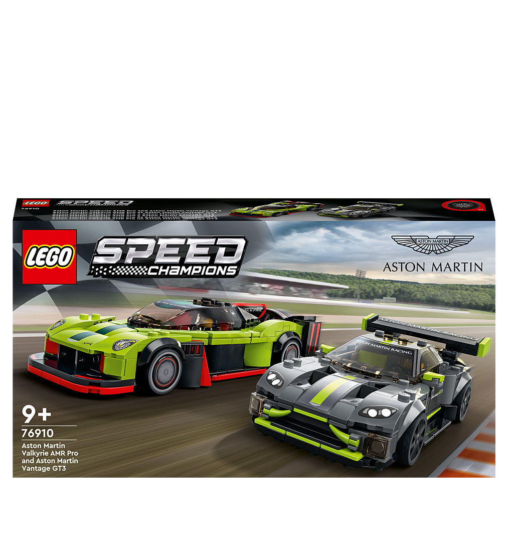 LEGO® Speed Champions - Aston Martin Valkyrie AMR Pro et Aston Martin Vantage GT3 - 76910