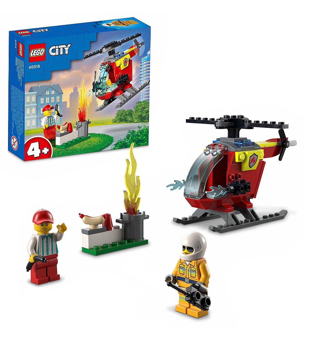 LEGO® City - L'hélicoptère des pompiers - 60318