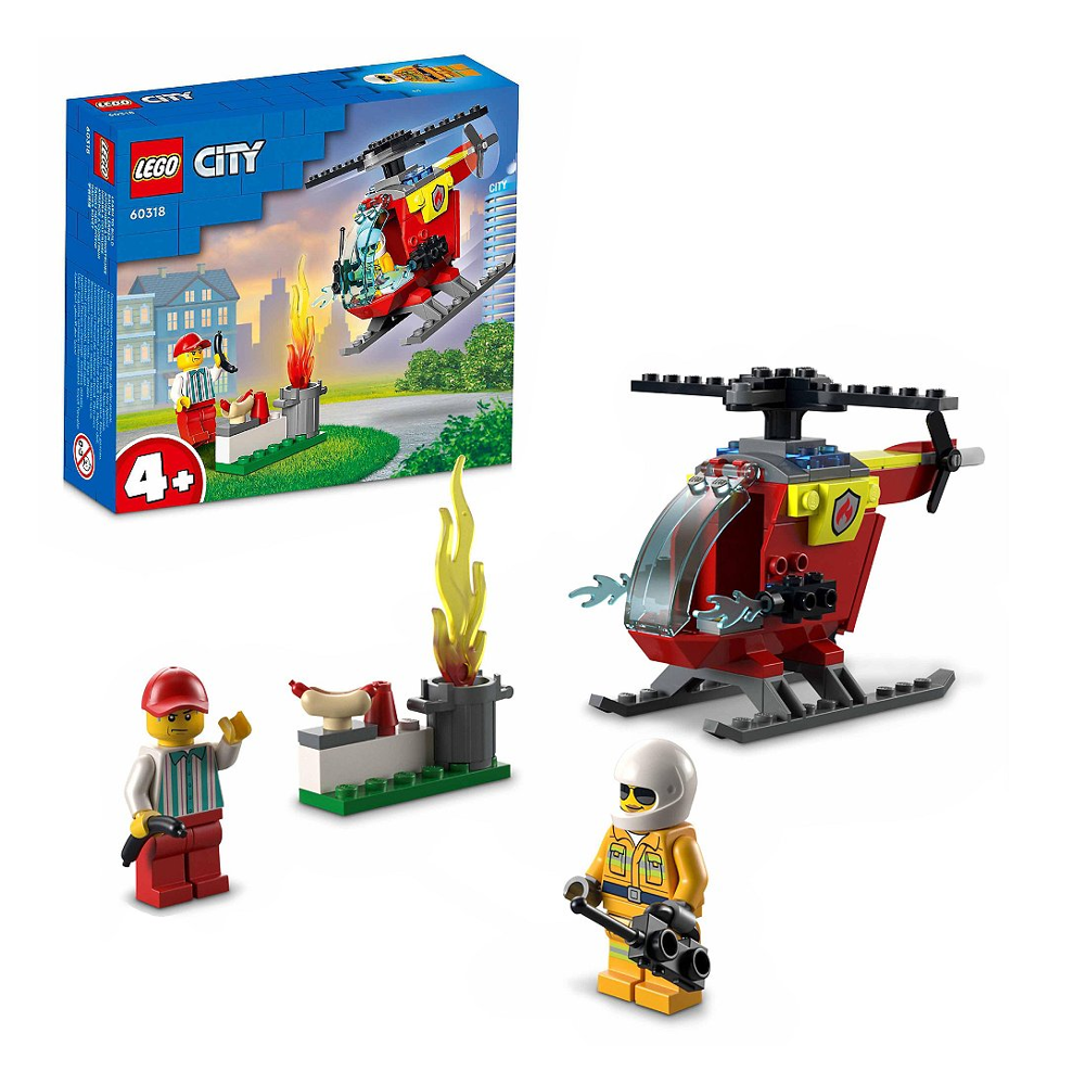 LEGO® City - L'hélicoptère des pompiers - 60318