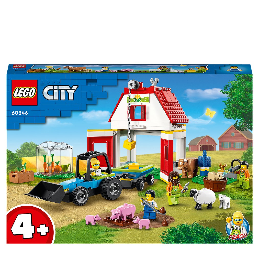 LEGO® City - La grange et les animaux de la ferme - 60346