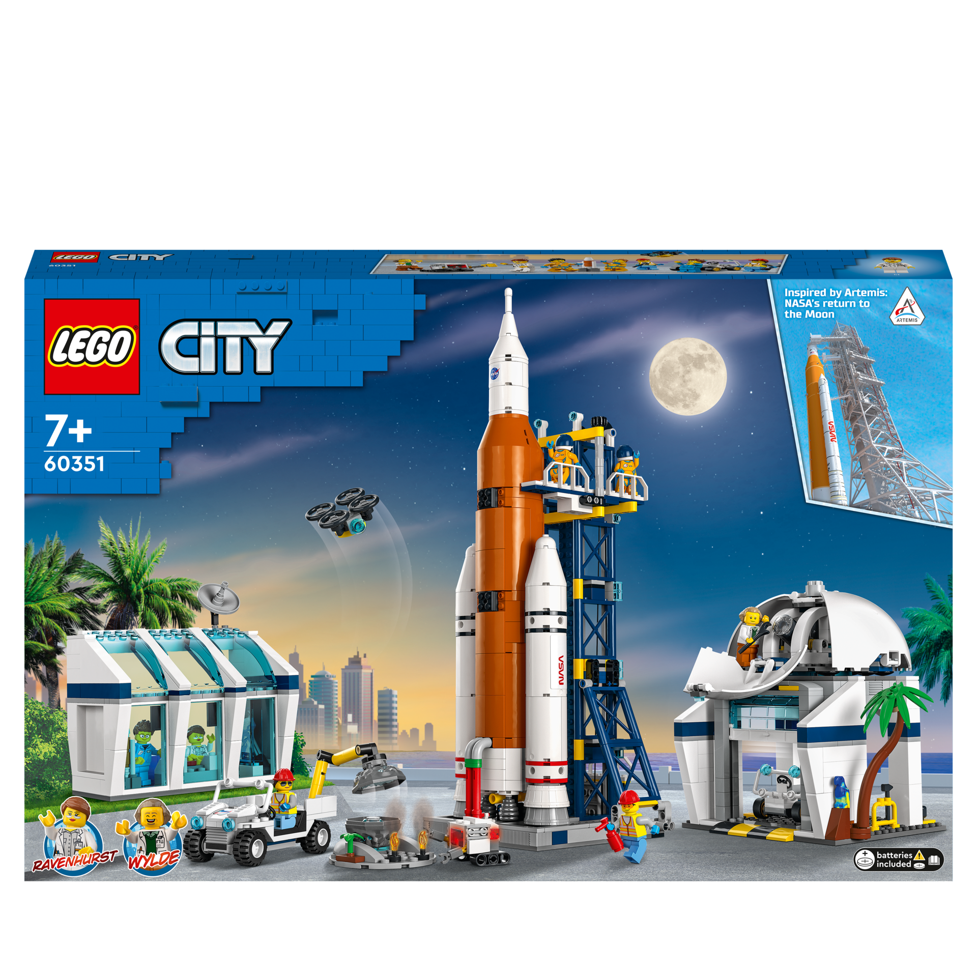 LEGO® City - La base de lancement de la fusée - 60351