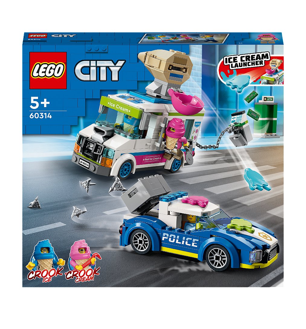 LEGO® City - La course-poursuite du camion de glaces - 60314