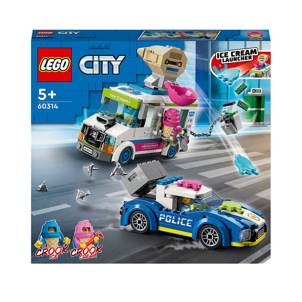LEGO® City - La course-poursuite du camion de glaces - 60314