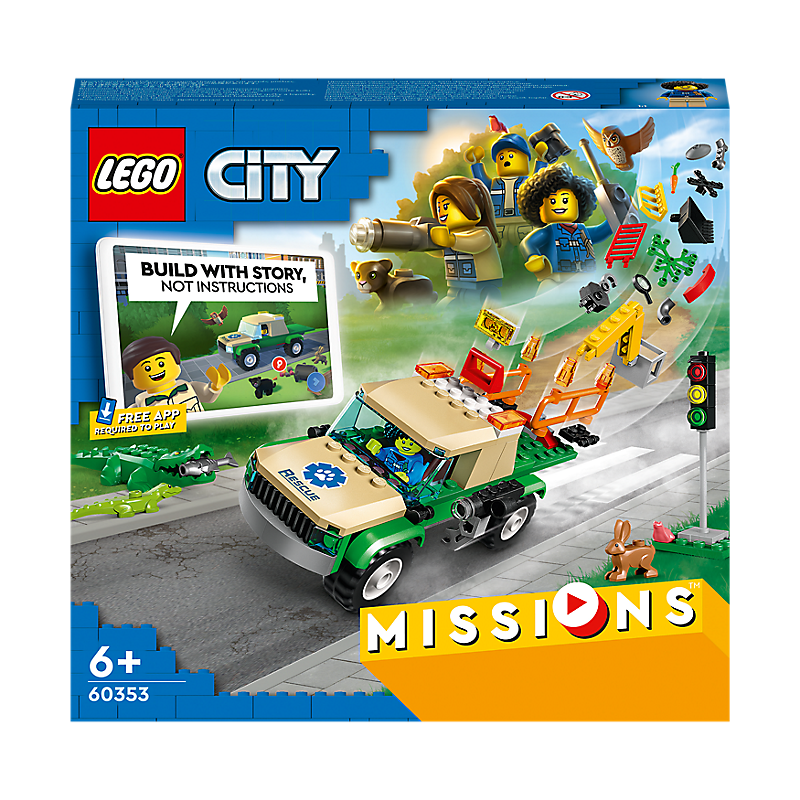 LEGO® City - Missions de sauvetage des animaux sauvages - 60353