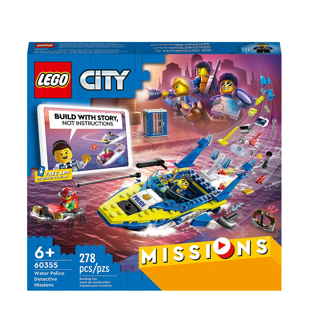 LEGO® City - Missions des détectives de la police sur l’eau - 60355
