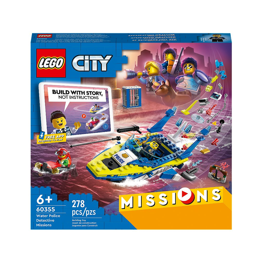 LEGO® City - Missions des détectives de la police sur l’eau - 60355