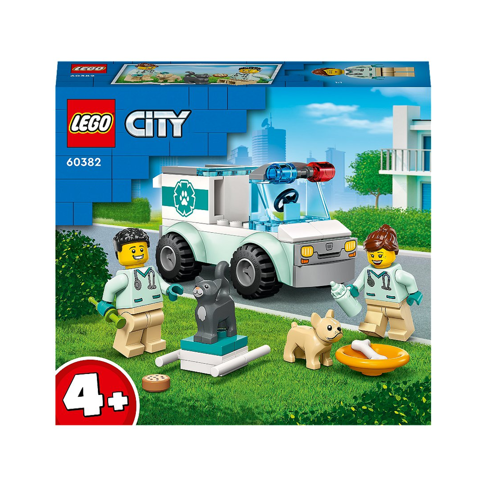 LEGO® City - L'intervention du véhicule vétérinaire - 60382