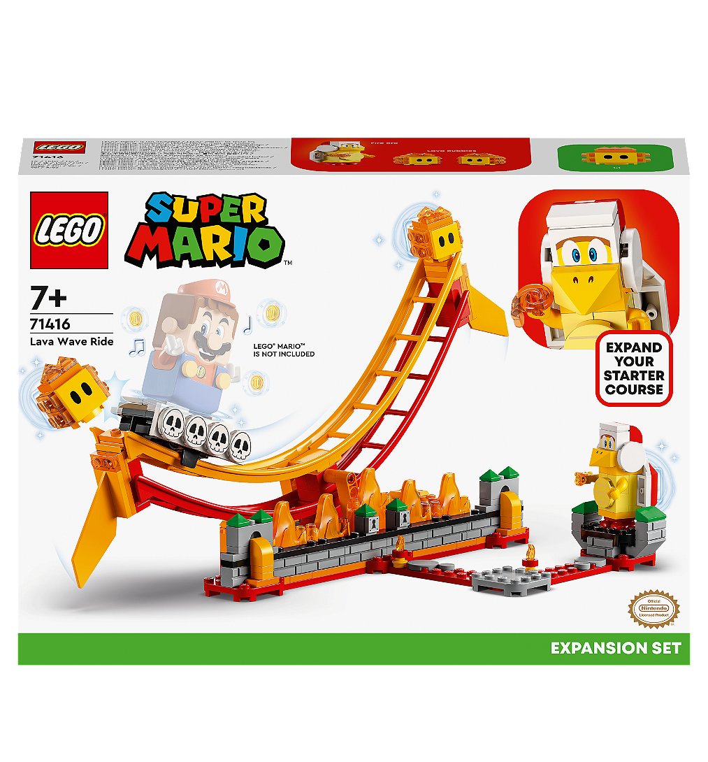 LEGO® Super Mario™ - Ensemble d'extension Le manège de la vague de lave - 71416