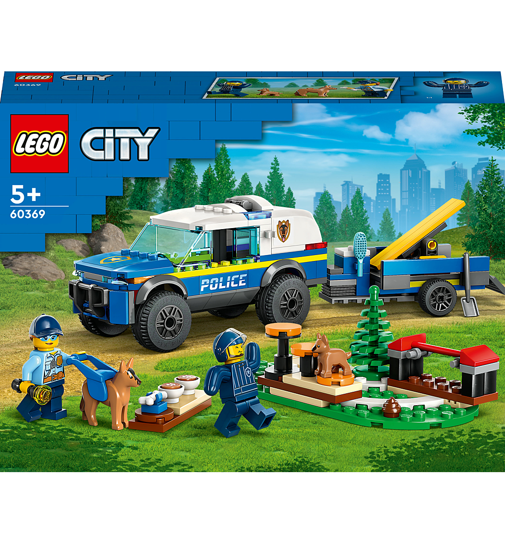 LEGO® City - Le dressage des chiens policiers - 60369