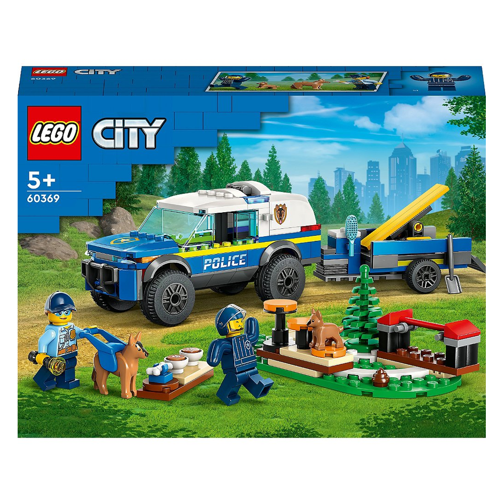 LEGO® City - Le dressage des chiens policiers - 60369