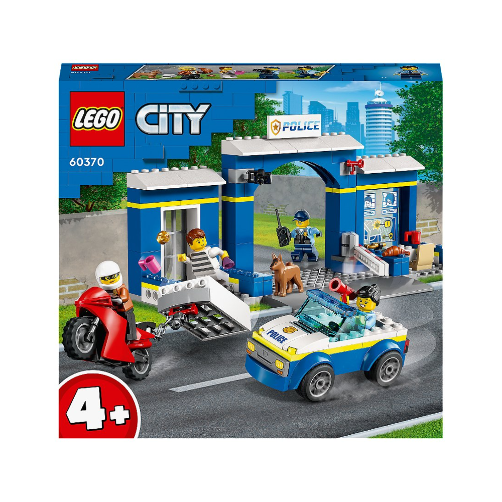 LEGO® City - La course-poursuite au poste de police - 60370