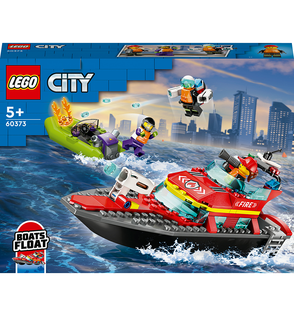 LEGO® City - Le bateau de sauvetage des pompiers - 60373