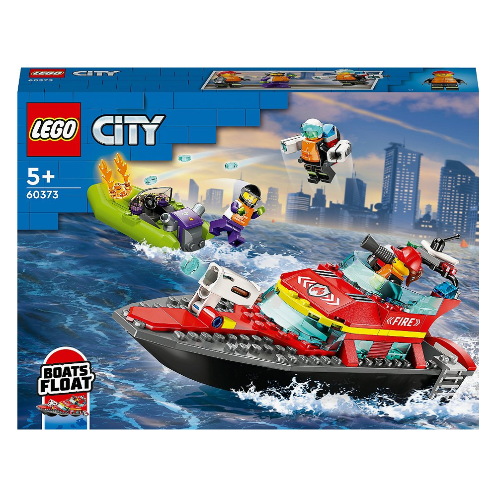 LEGO® City - Le bateau de sauvetage des pompiers - 60373