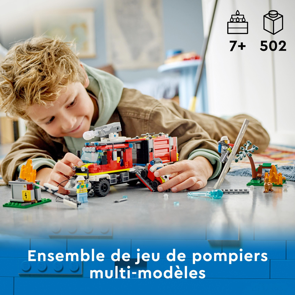 LEGO® City - Le camion d’intervention des pompiers - 60374