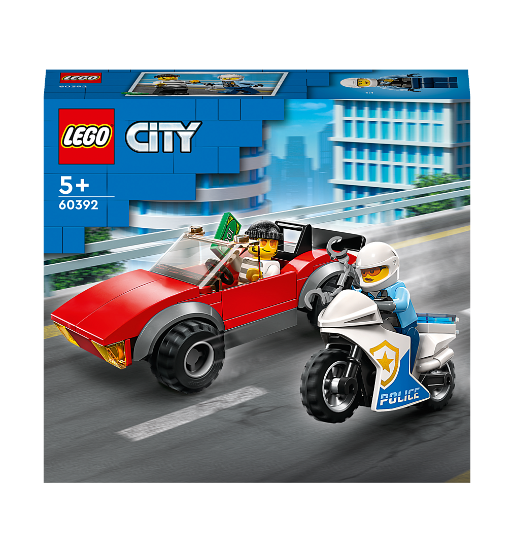LEGO® City - La course-poursuite de la moto de police - 60392