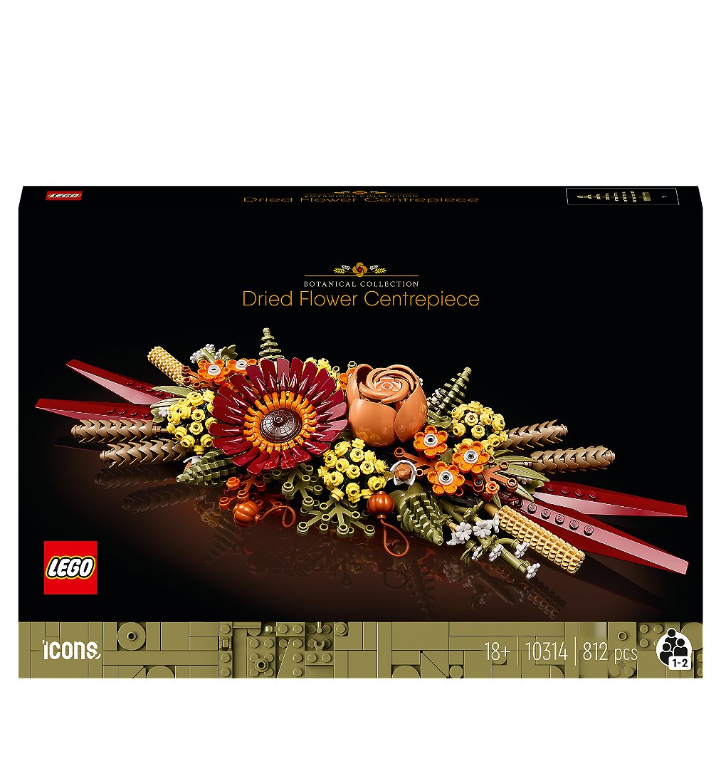 LEGO® Icons - Le centre de table Fleurs séchées - 10314