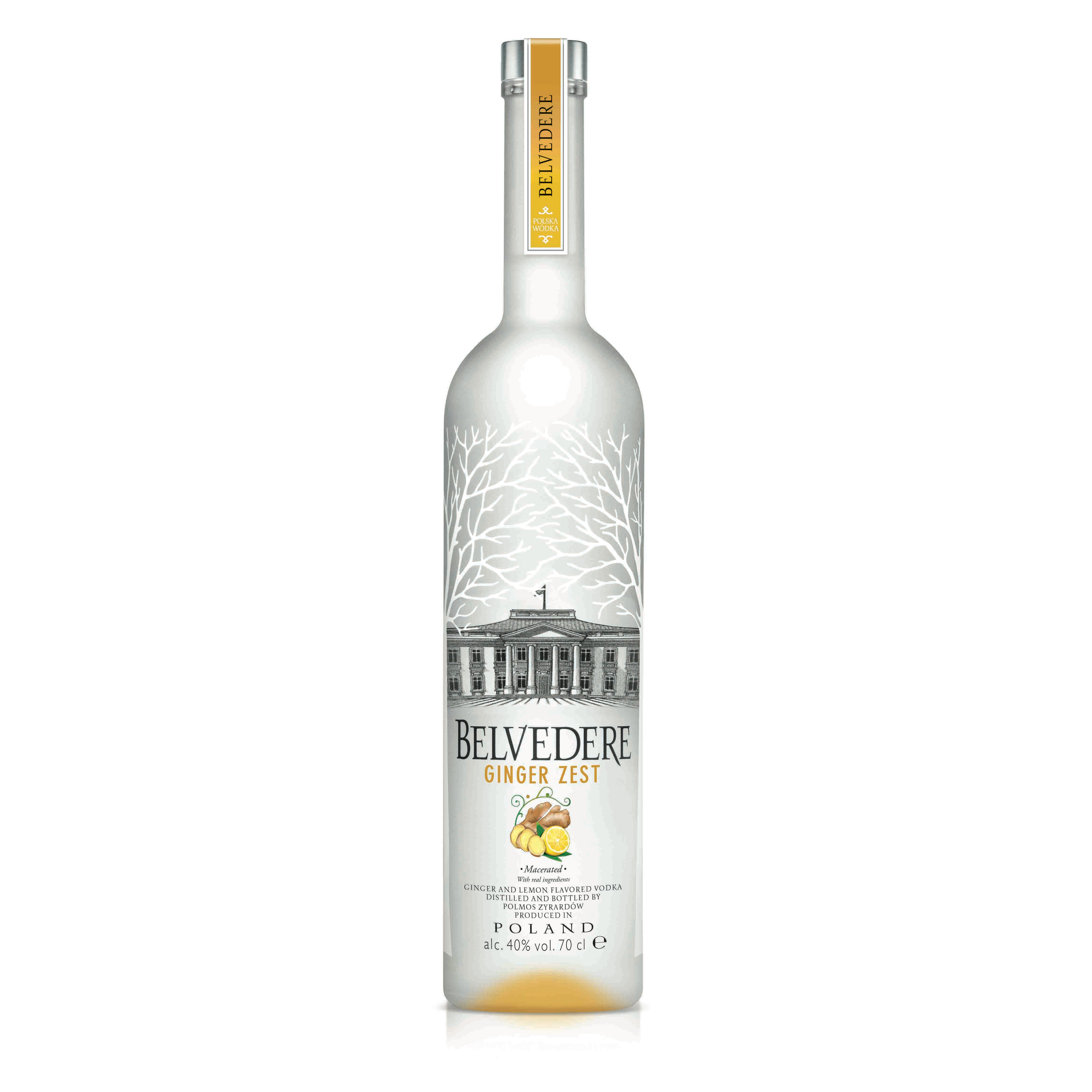 Vodka Belvedere Ginger Zest , 40% vol. - 70 cl