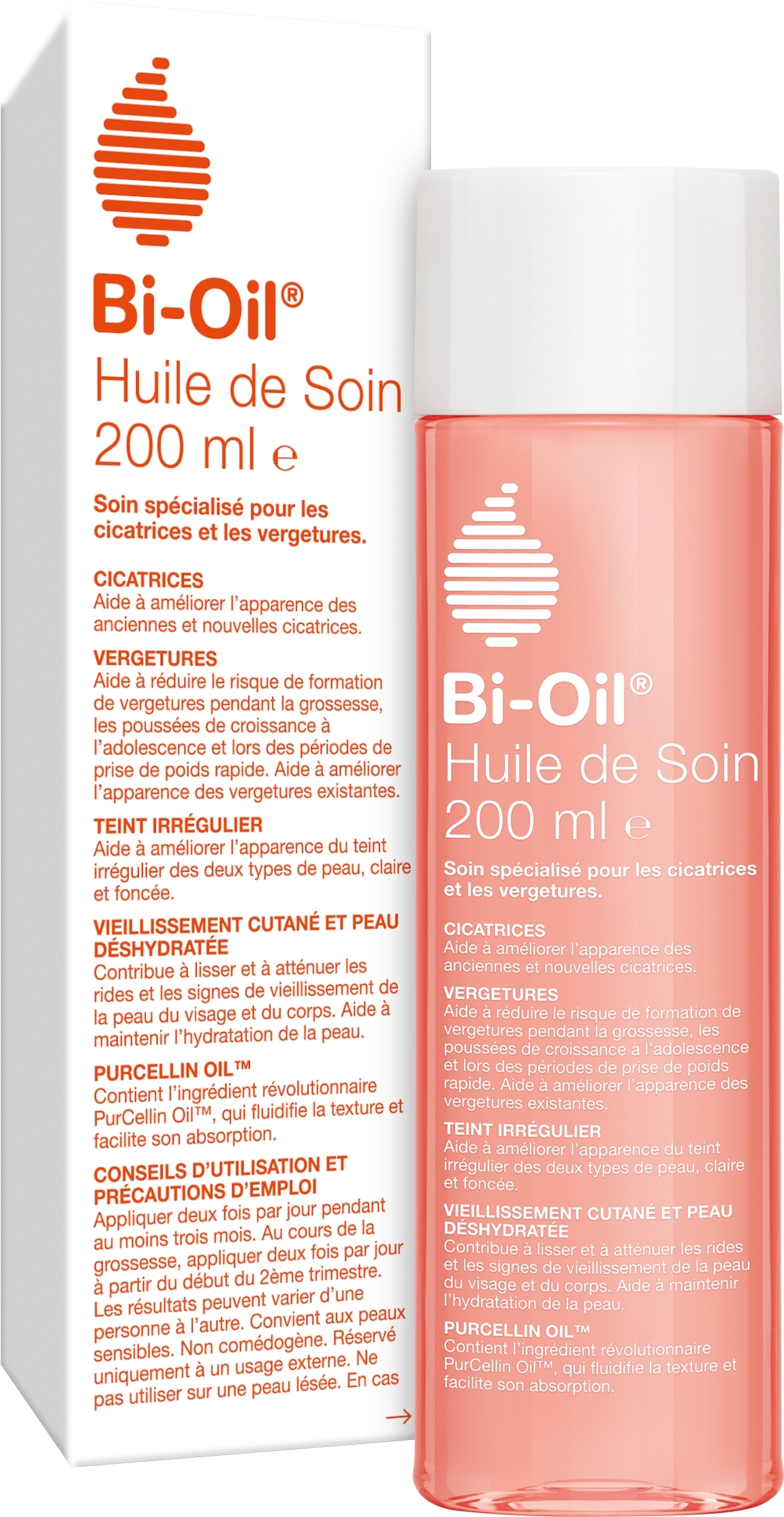 Huile de Soin Vergetures Cicatrices 200ml