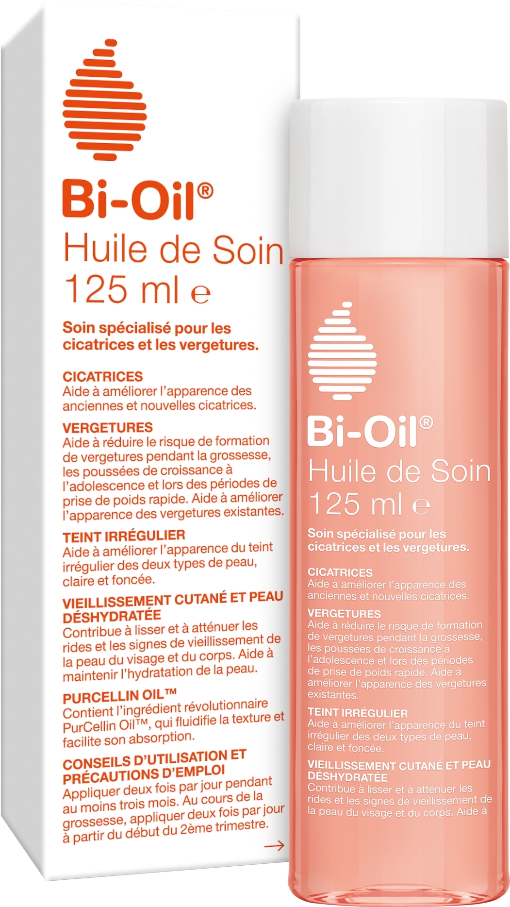Huile de Soin Vergetures Cicatrices 125ml