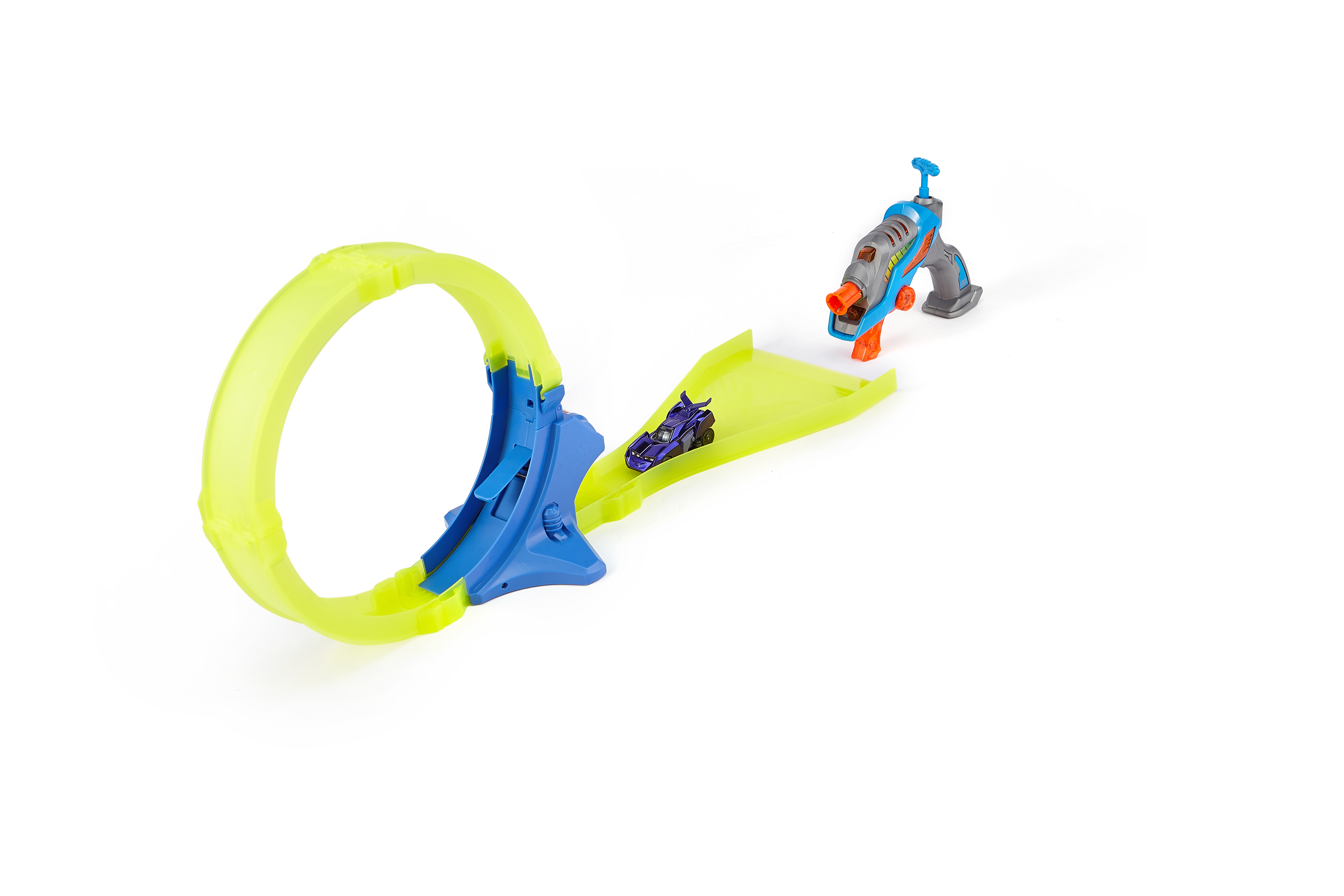 Piste de la grande roue avec lanceur et véhicule - La Légende de Spark