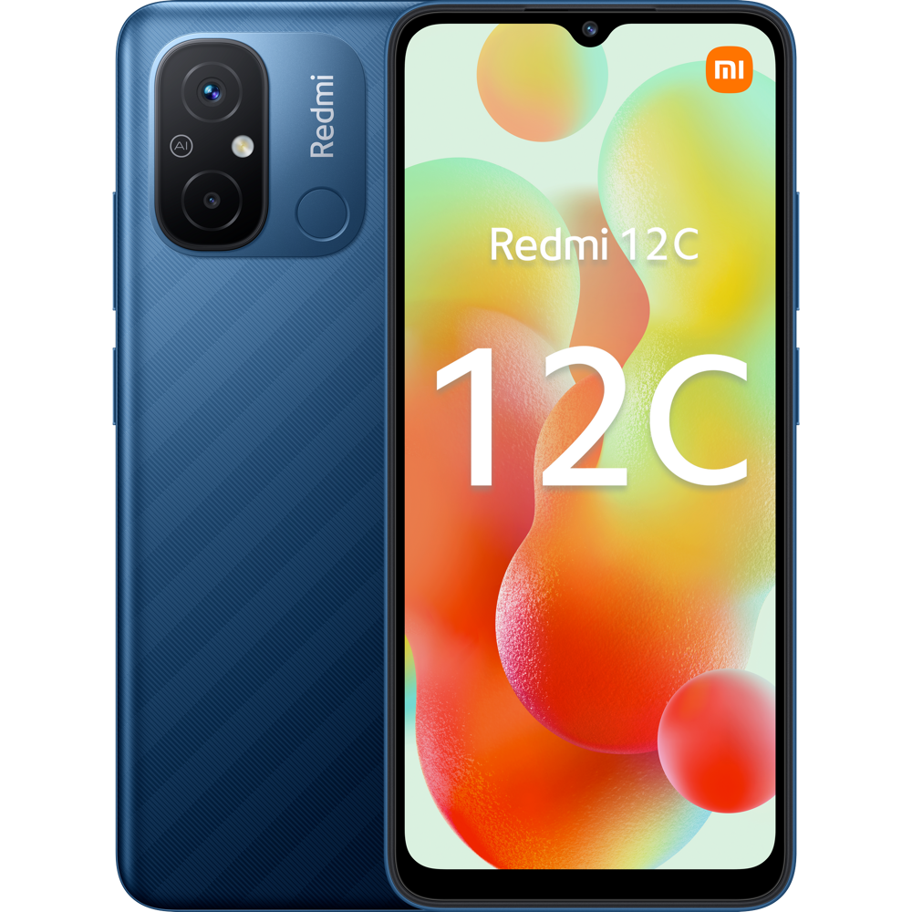 Smartphone Xiaomi Redmi 12C 128Go Bleu