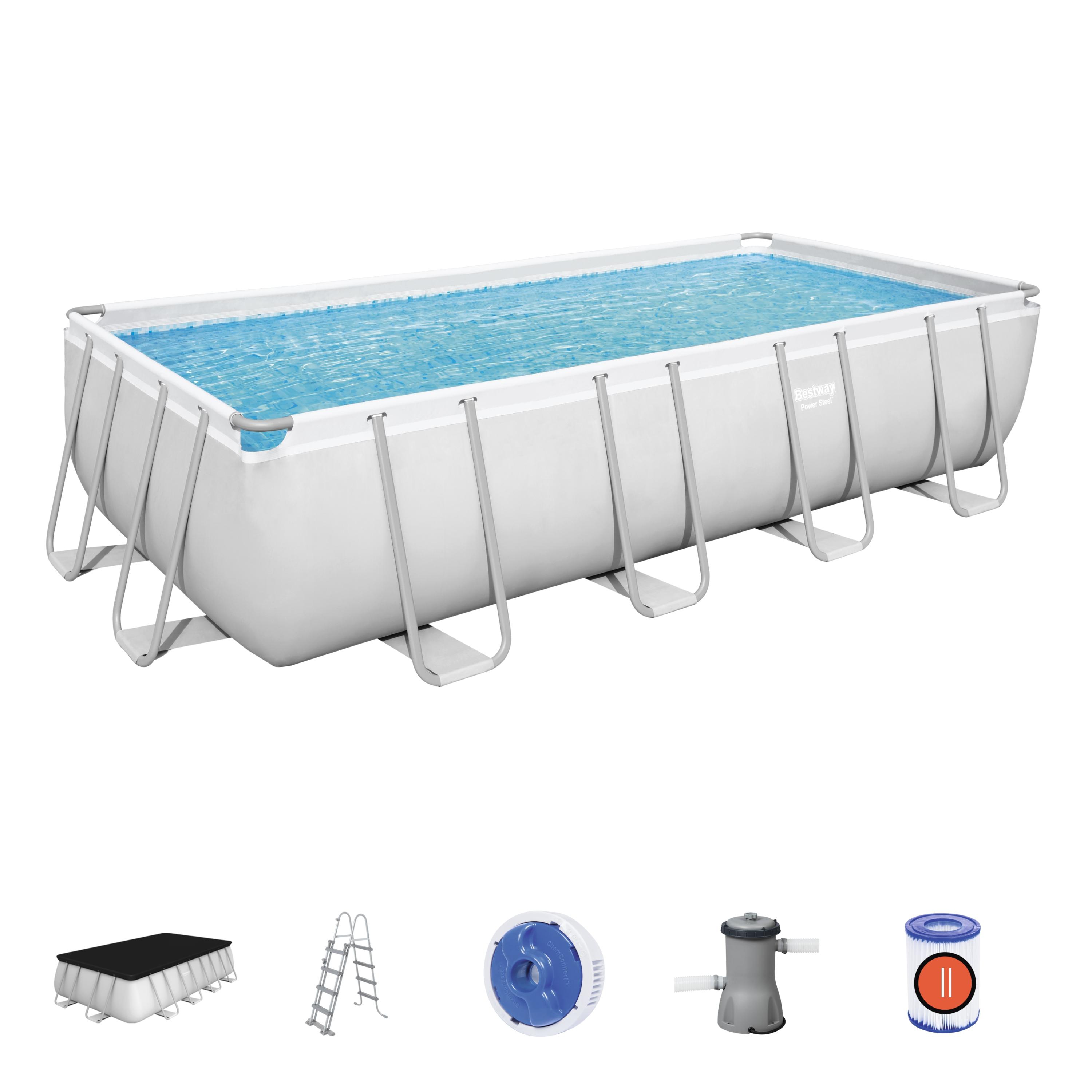 Piscine hors sol Power Steel™ 488 x 244 x 122 cm