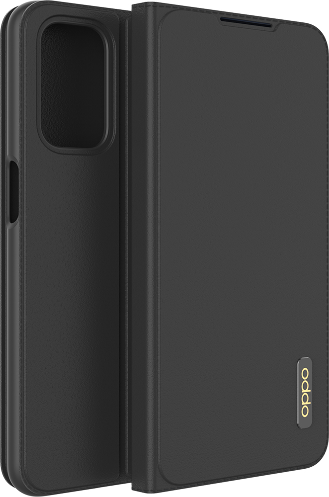 Folio Flip Cover Noir Oppo A54/A74