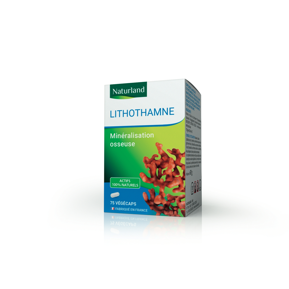 Lithothamne, Minéralisation osseuse 75 végécaps