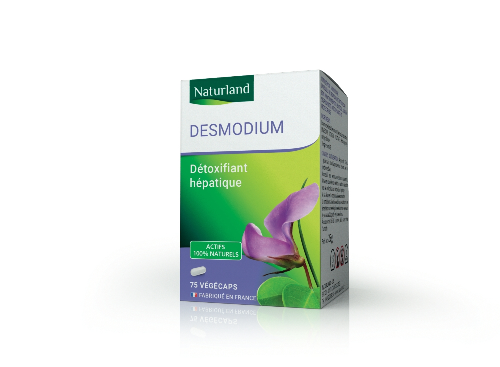 Desmodium, Détoxifiant Hépatique 75 végécaps