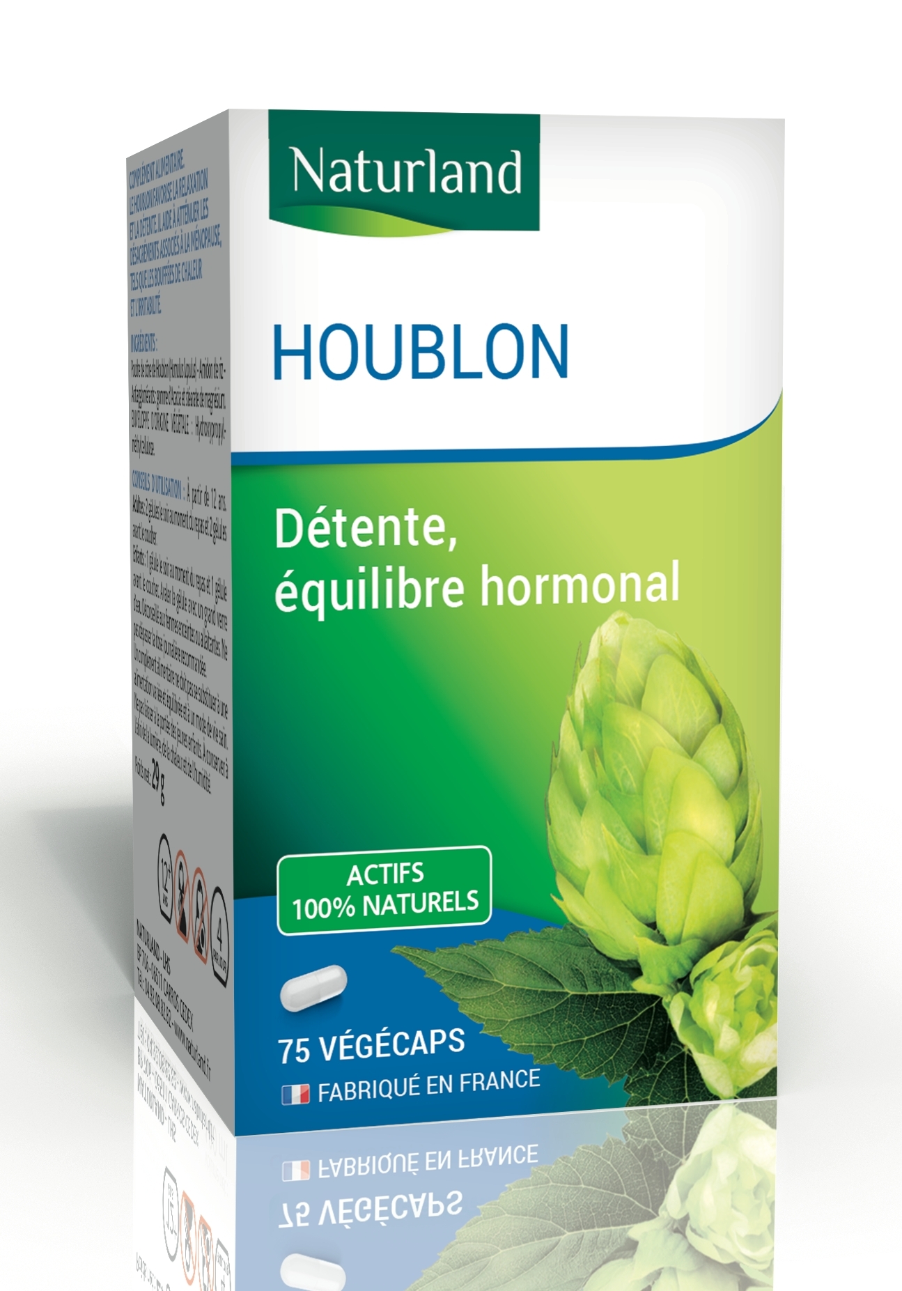 Houblon, Détente et équilibre hormonal 75 végécaps