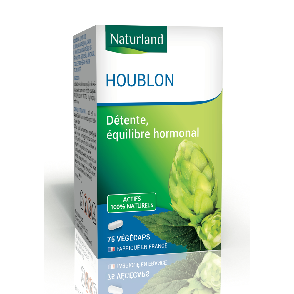Houblon, Détente et équilibre hormonal 75 végécaps