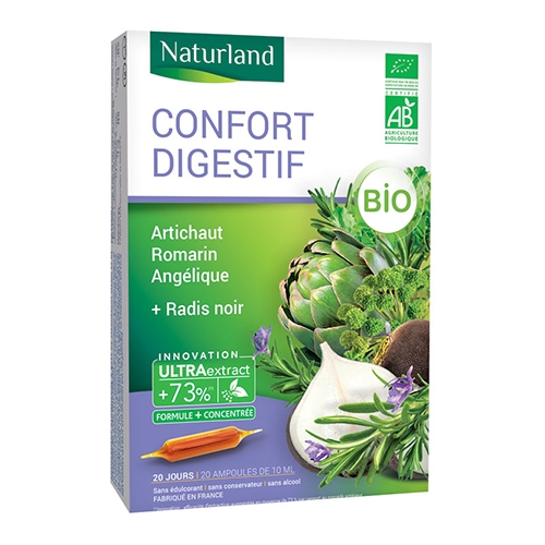 Confort digestif bio 20 ampoules de 10ml