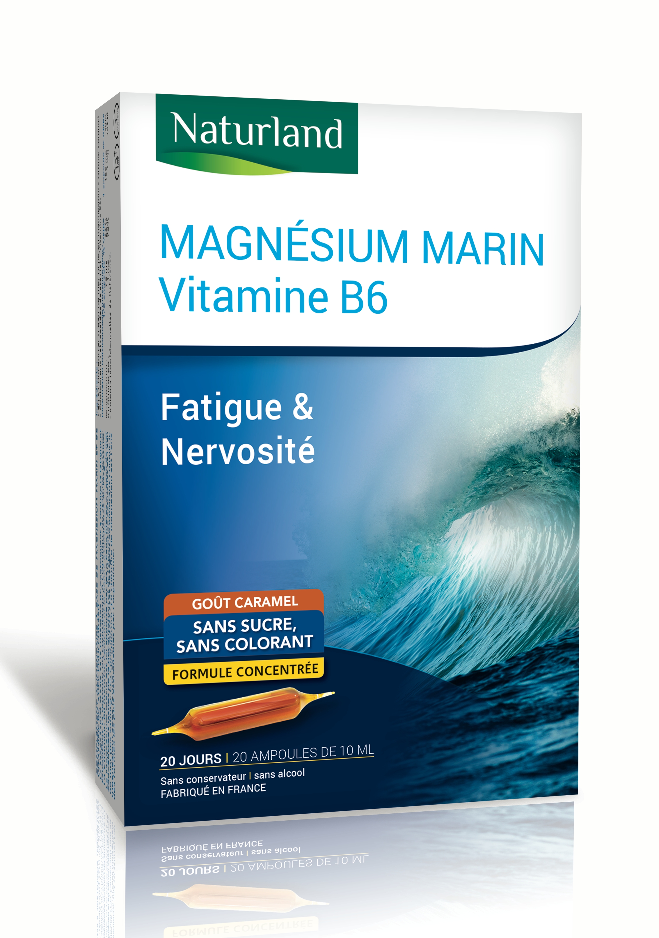 Magnésium marin/Vitamine B6, Fatigue et Nervosité 20 ampoules