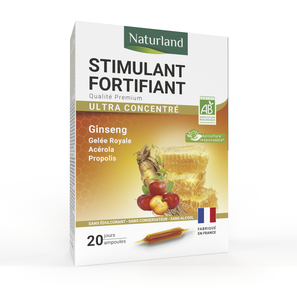 Stimulant Fortifiant bio 20 ampoules de 10ml