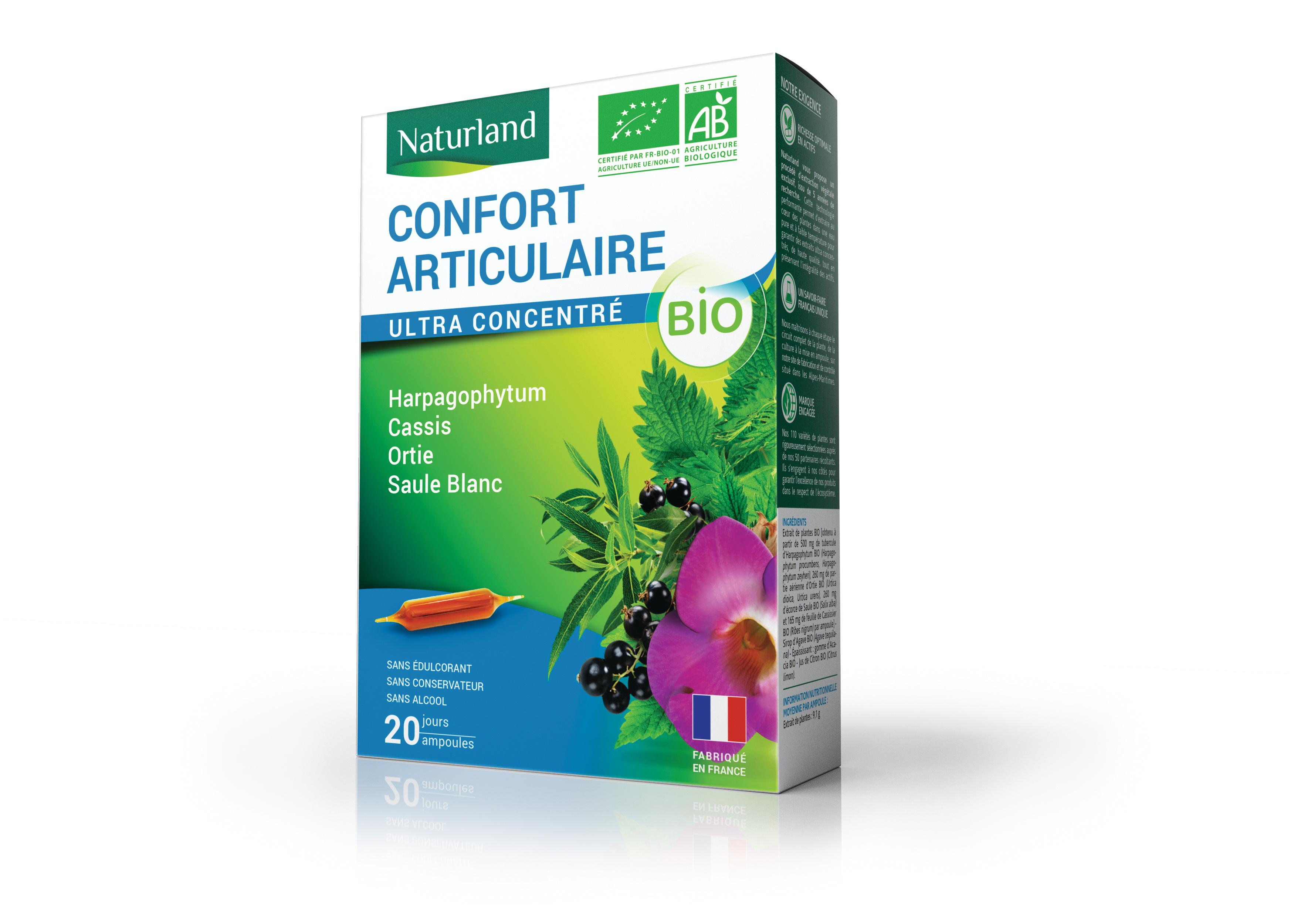 Confort articulaire bio 20 ampoules de 10ml