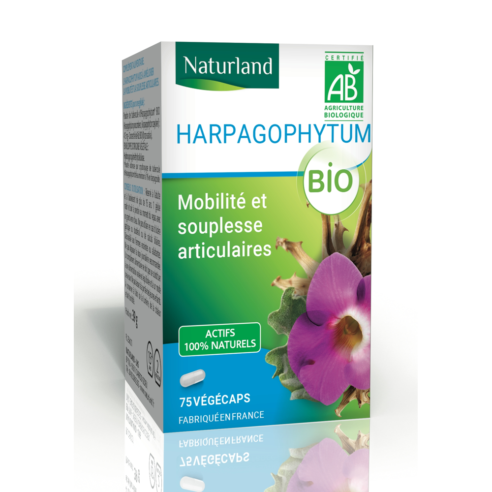 Harpagophytum bio, Mobilité et Souplesse articulaires 75 végécaps