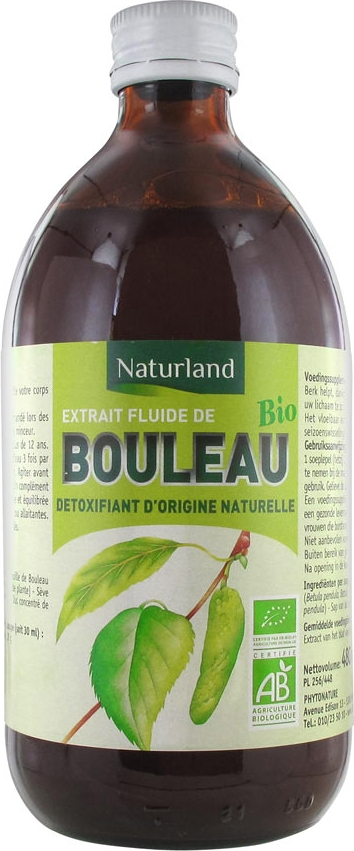 Jus de bouleau bio, Détoxifiant 480ml