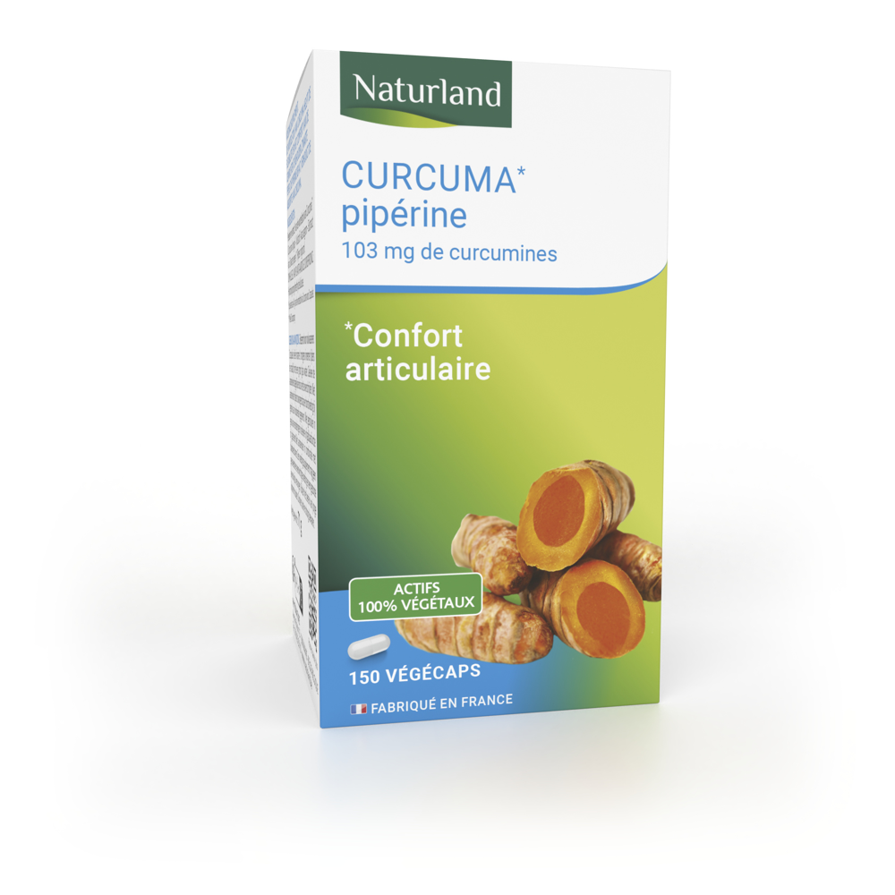 Curcuma Pipérine Confort articulaire 150 végécaps