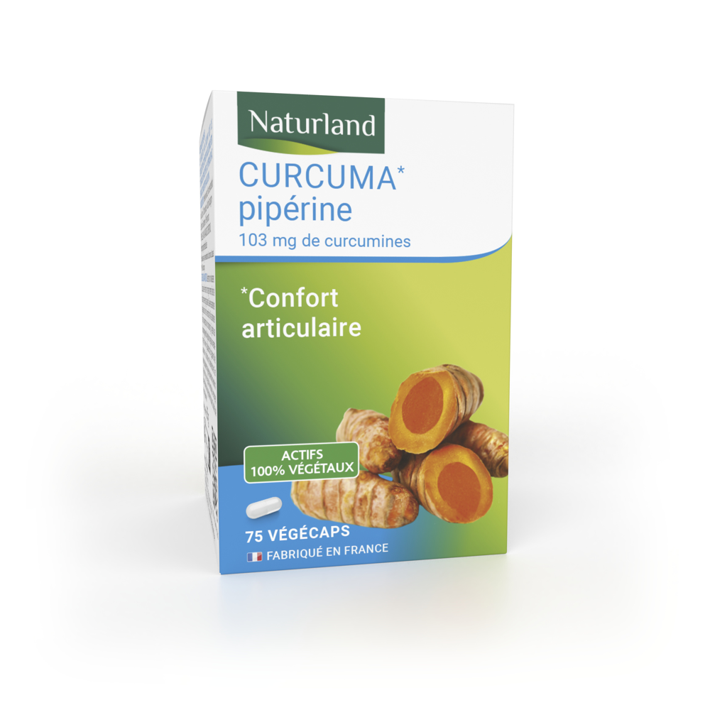 Curcuma Pipérine Confort articulaire 75 végécaps