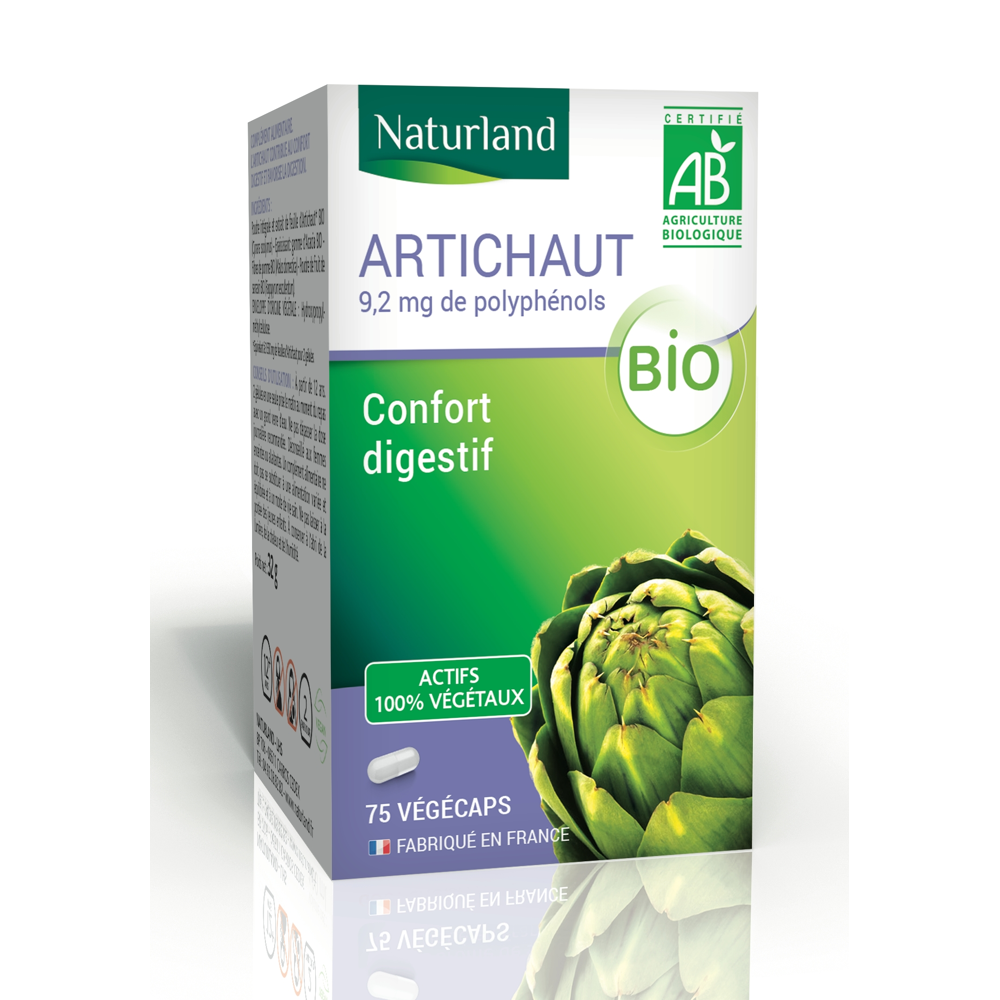 Artichaut bio, Confort digestif 75 végécaps