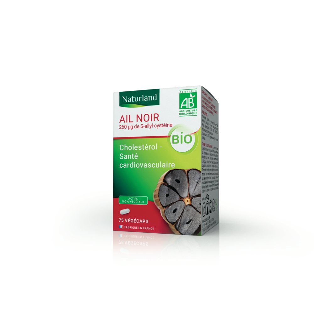 Ail noir bio, Cholestérol/Santé cardiovasculaire 75 végécaps
