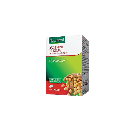 Lécithine de soja, Glycine max 80 capsules