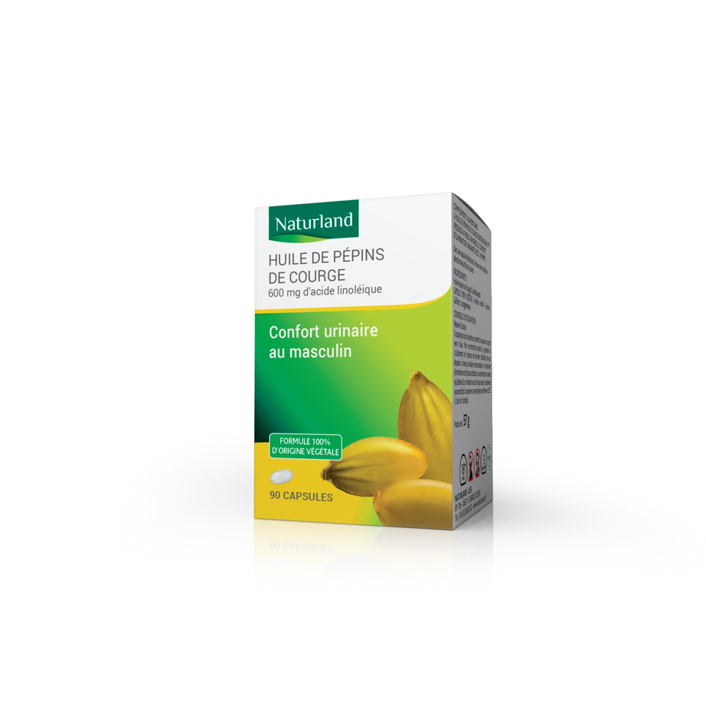 Huile de pépins de Courge, Confort urinaire masculin 90 Capsules