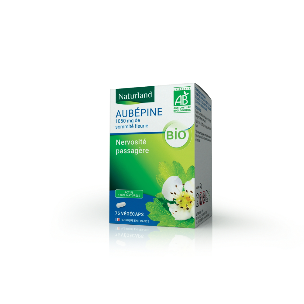 Aubépine bio, Nervosité passagère 75 végécaps