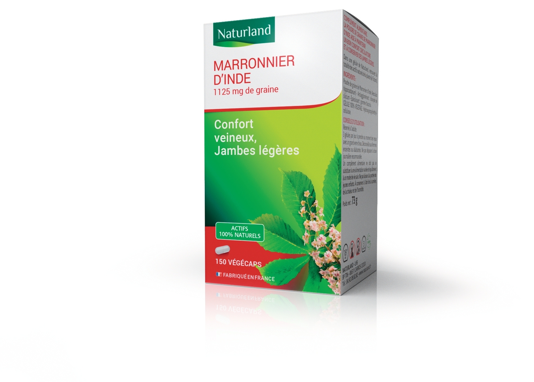 Marronnier d'Inde, Confort veineux et Jambes légères 150 végécaps