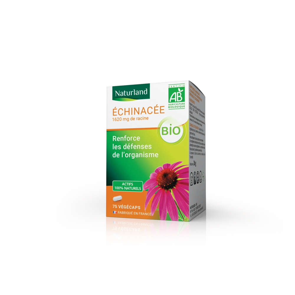 Echinacée bio, Renforce les défenses de l'organisme 75 végécaps