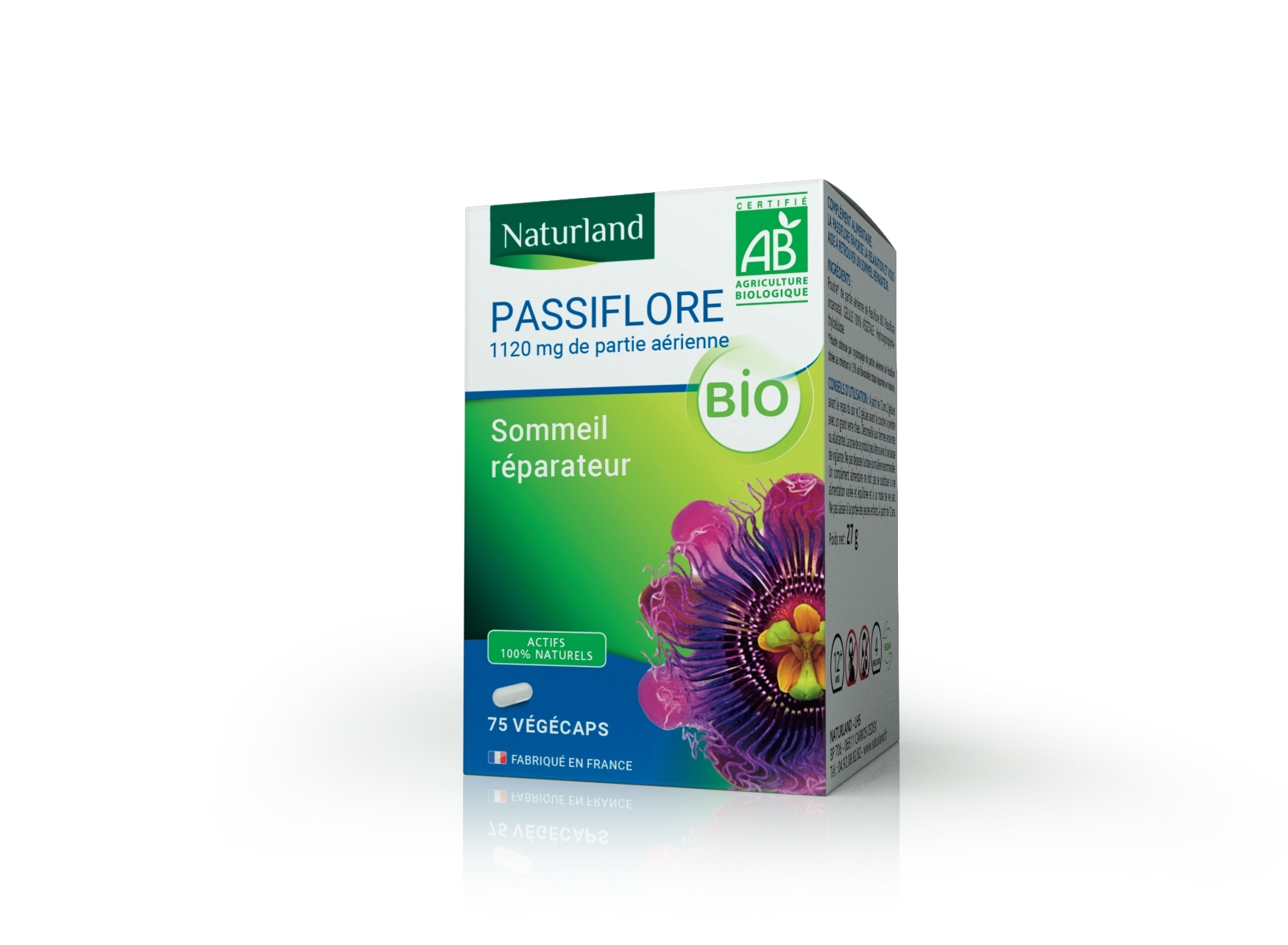 Passiflore bio, Sommeil réparateur 75 végécaps