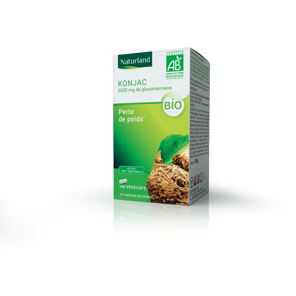 Konjac bio, Perte de poids 150 végécaps