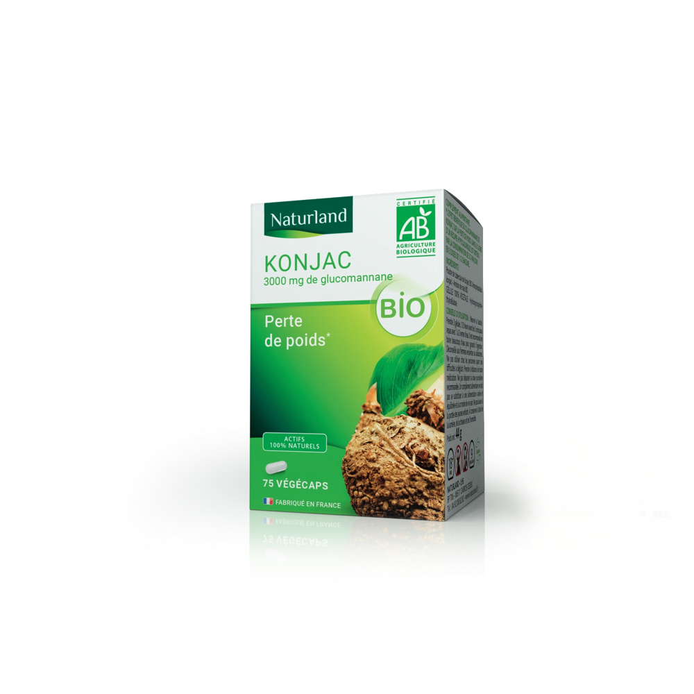 Konjac bio, Perte de poids 75 végécaps