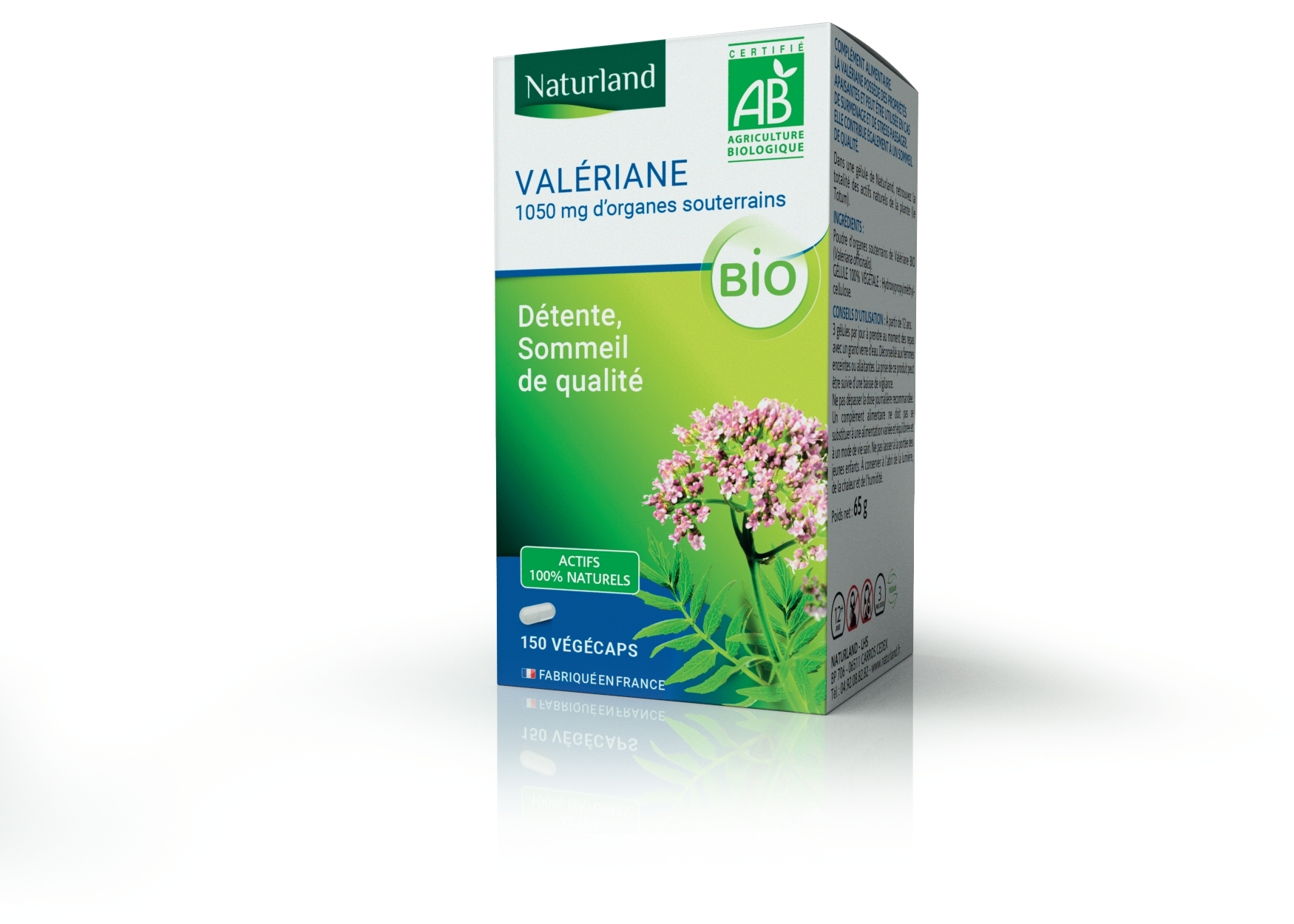 Valériane bio, Détente et Sommeil de qualité 150 végécaps